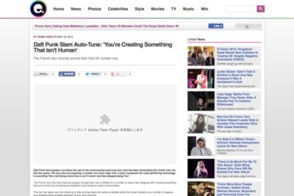 Daft Punk Slam Auto-Tune: &apos;You&apos;re Creating Something That Isn&apos;t Human&apos; - Celebrity Gossip, News & Photos, Movie Reviews, Competitions - Entertainmentwise（アーカイブ）