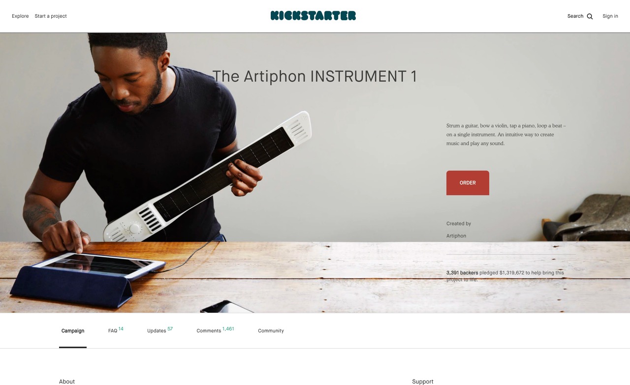 Introducing the Artiphon INSTRUMENT 1 by Artiphon — Kickstarter