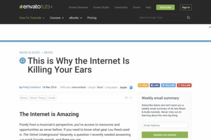 This is Why the Internet Is Killing Your Ears
