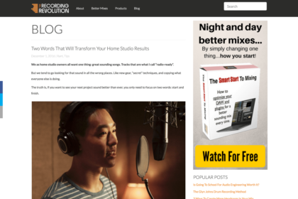 Two Words That Will Transform Your Home Studio Results