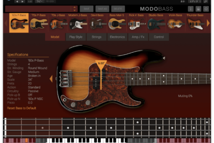 IK Multimedia | MODO BASS — The first physically modeled electric bass