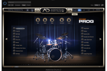 XLN Audio Addictive Drums 2のオモテ面