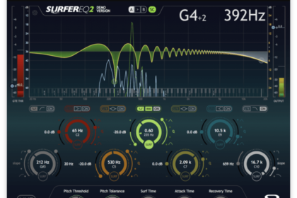 Surfer EQ 2のインターフェース
