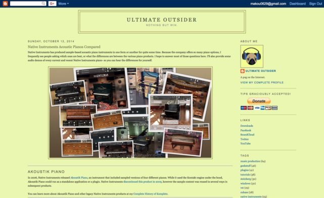 Ultimate Outsider: Native Instruments Acoustic Pianos Compared