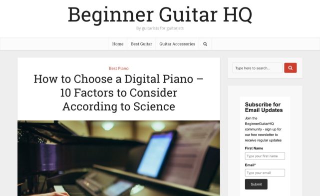 How to Choose a Digital Piano - 10 Factors to Consider According to Science 2018 - Beginner Guitar HQ
