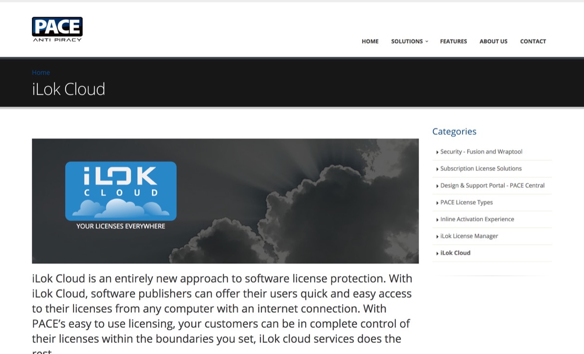 iLok Cloud | PACE Anti-Piracy
