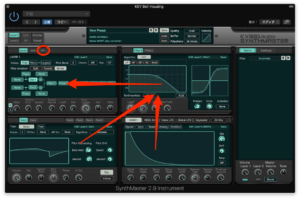 Synthmasterの操作フロー
