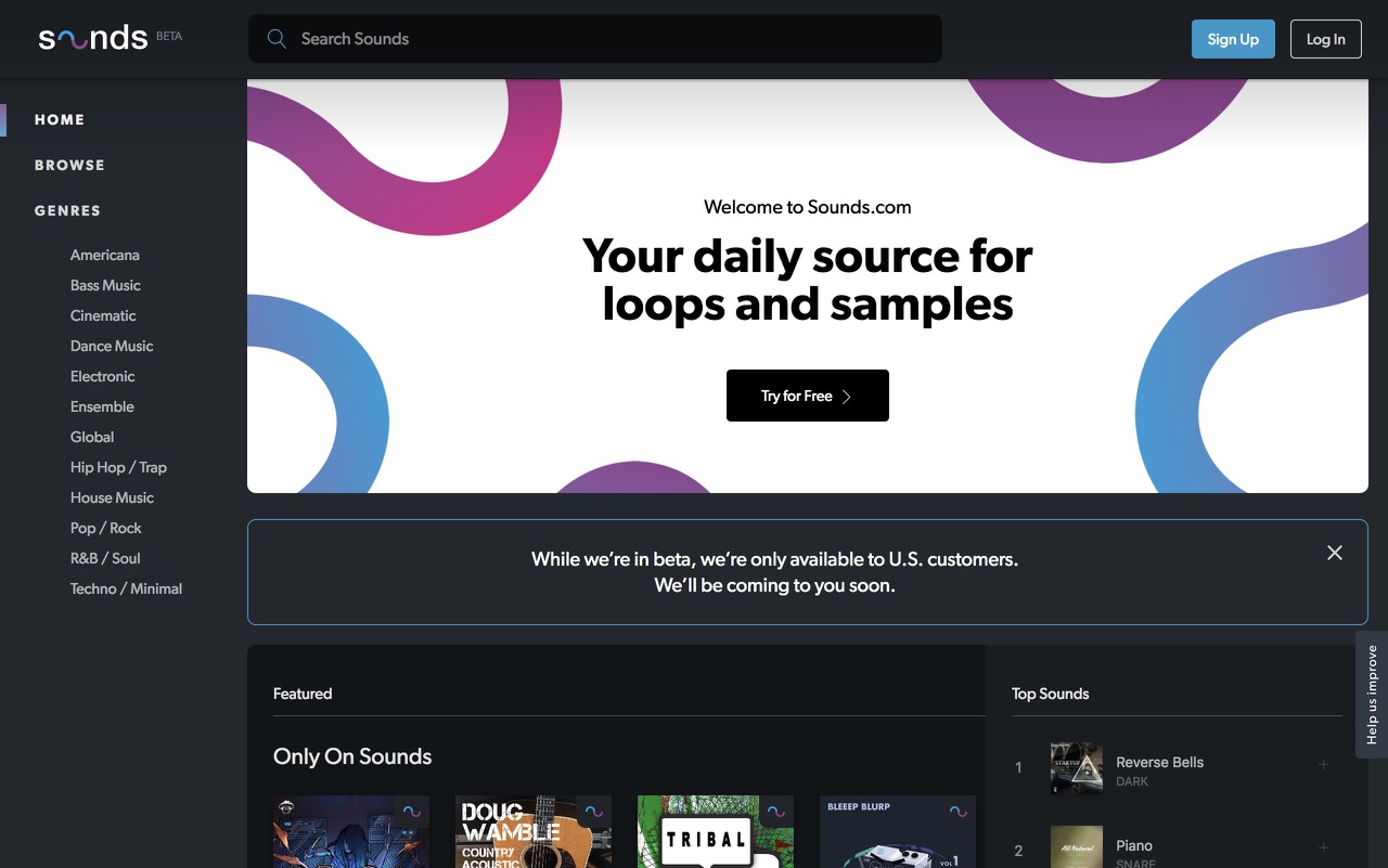 SOUNDS | Your daily source for loops and samples