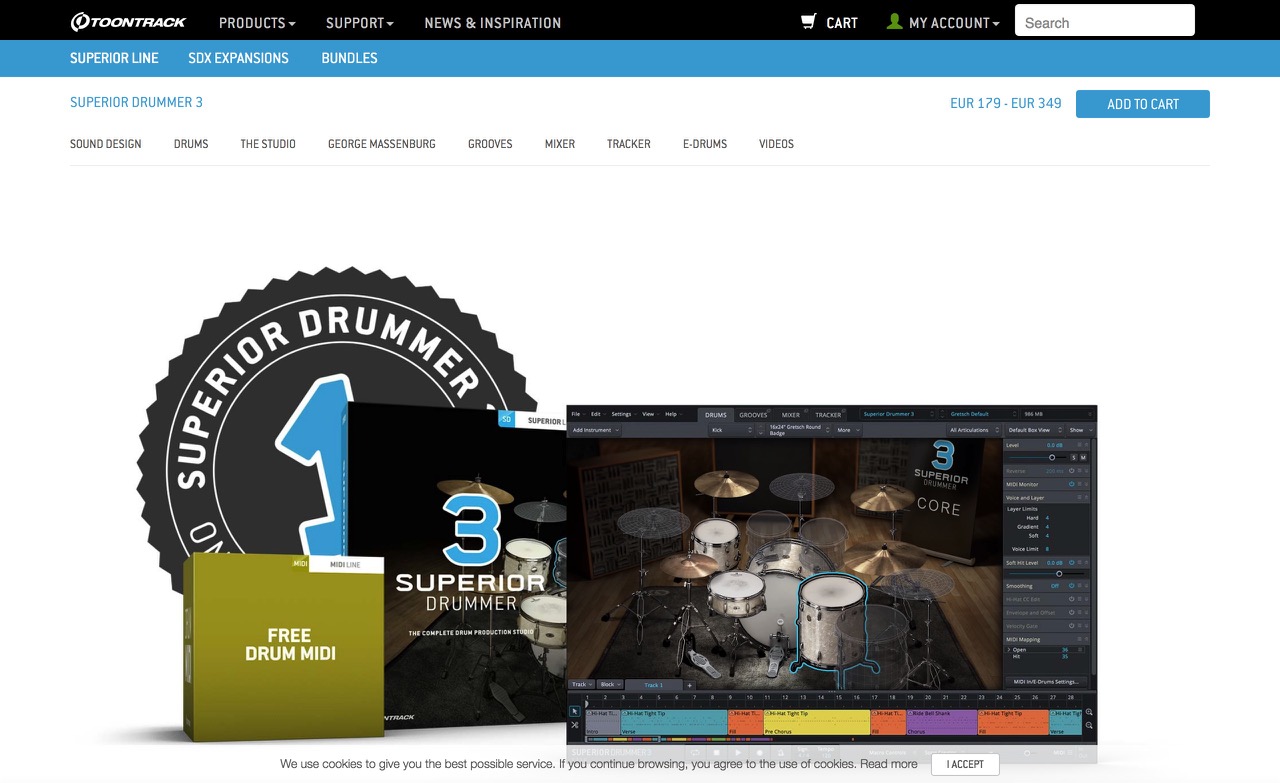 Superior Drummer 3 | Toontrack