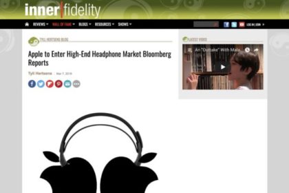 Apple to Enter High-End Headphone Market Bloomberg Reports | InnerFidelity