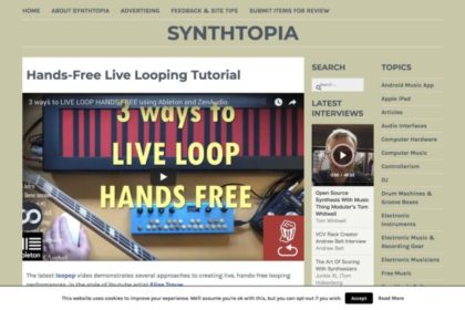 Hands-Free Live Looping Tutorial – Synthtopia