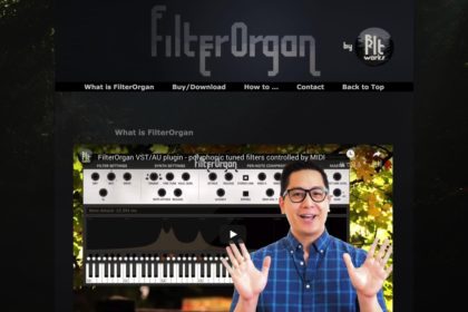 FilterOrgan audio plugin - polyphonic tuned filters | VST/AU