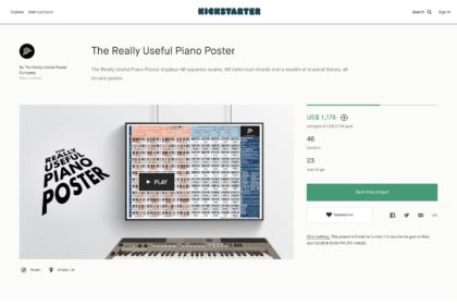 The Really Useful Piano Poster by The Really Useful Poster Company — Kickstarter