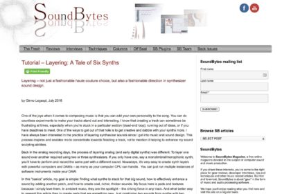 Tutorial - Layering: A Tale of Six Synths