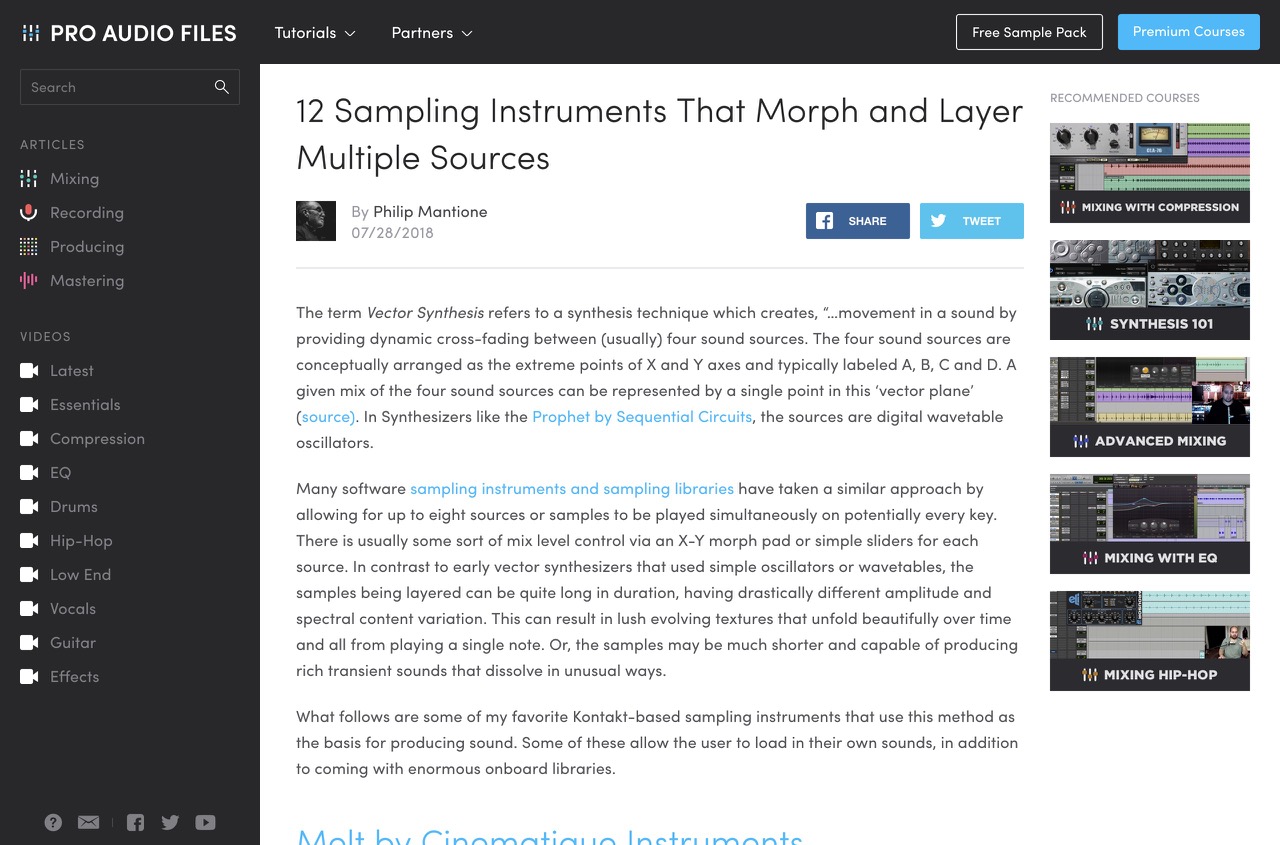 12 Sampling Instruments That Morph and Layer Multiple Sources — Pro Audio Files