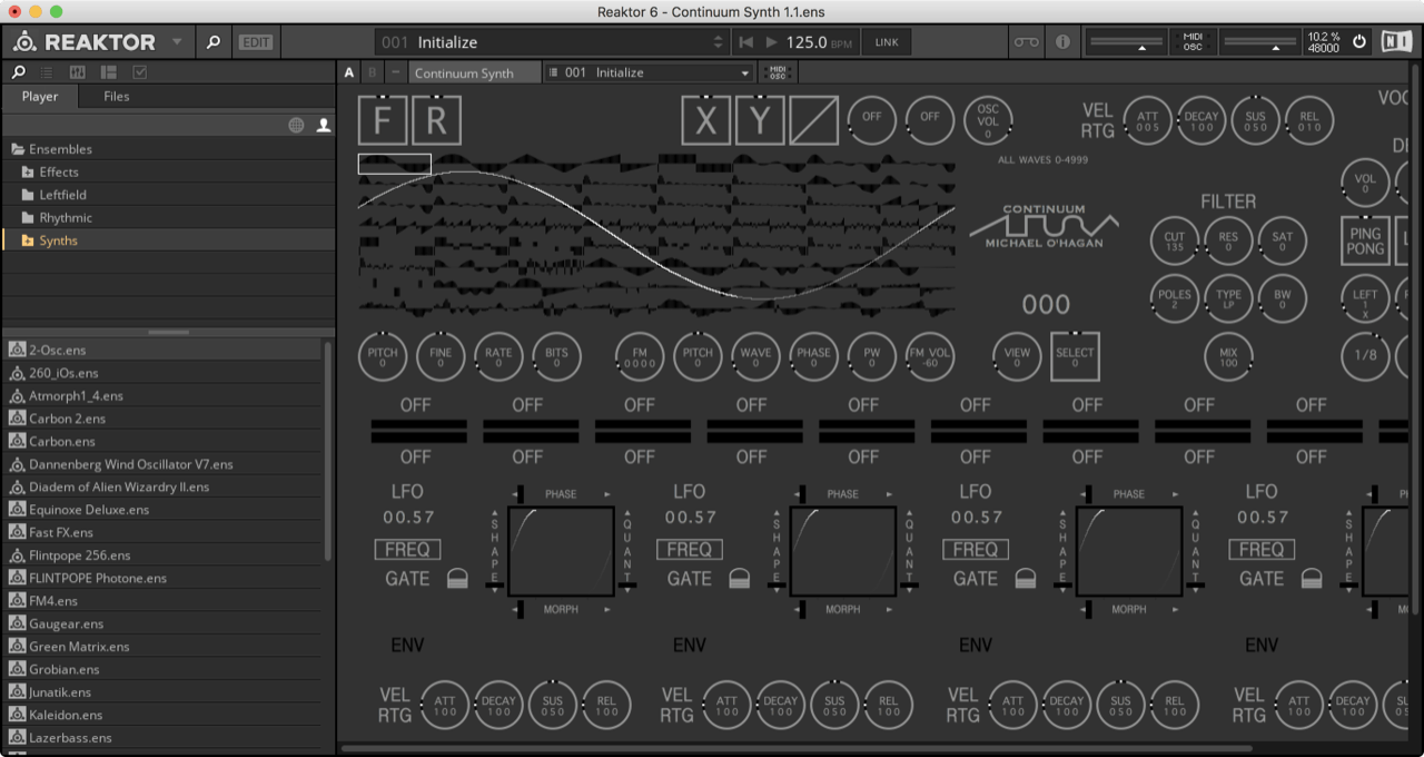 Continuum Synth 1.1