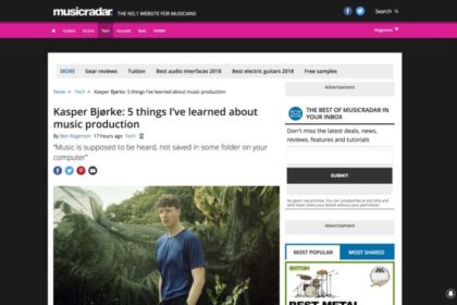 Kasper Bjørke: 5 things I’ve learned about music production | MusicRadar