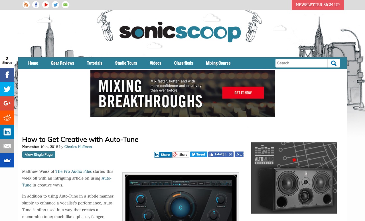 How to Get Creative with Auto-Tune — SonicScoop