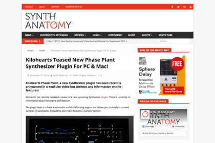 News: Kilohearts Phase Plant Synthesizer Plugin Teaser!