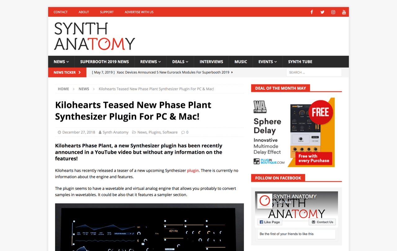 News: Kilohearts Phase Plant Synthesizer Plugin Teaser!