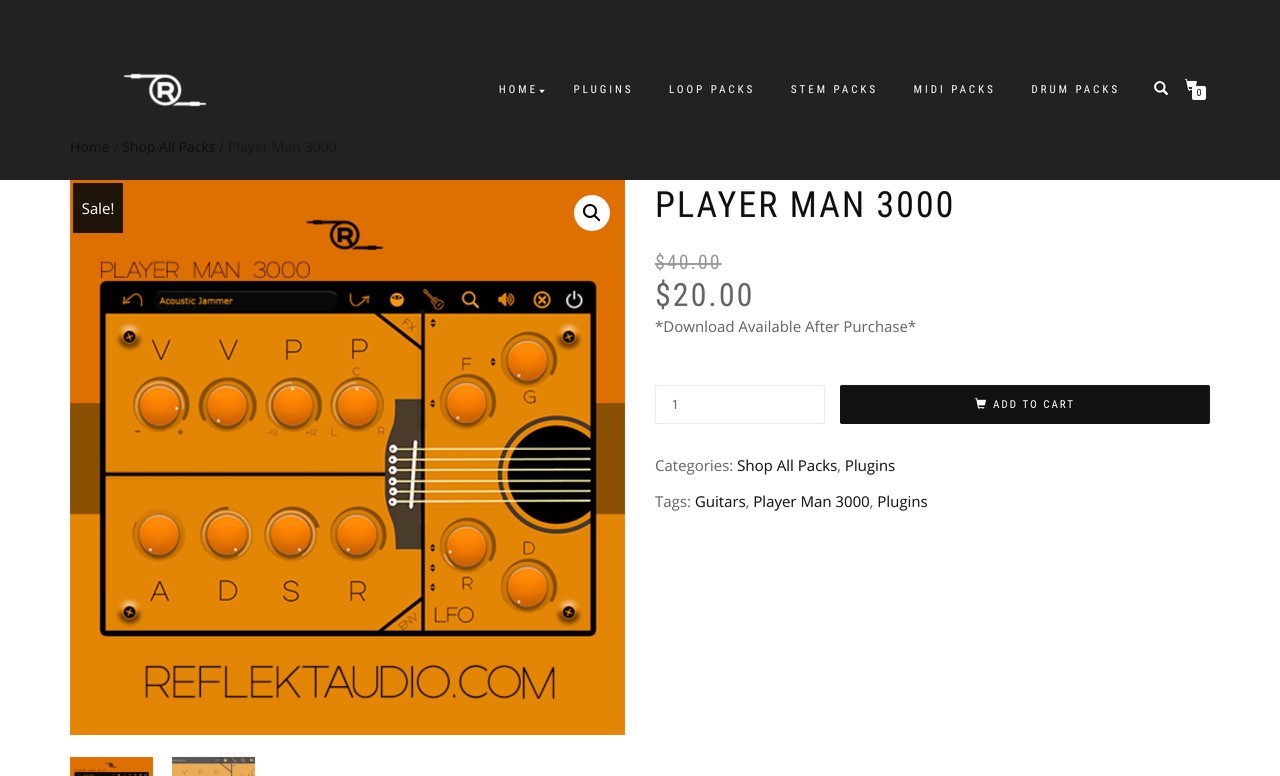 Player Man 3000 - Reflekt Audio