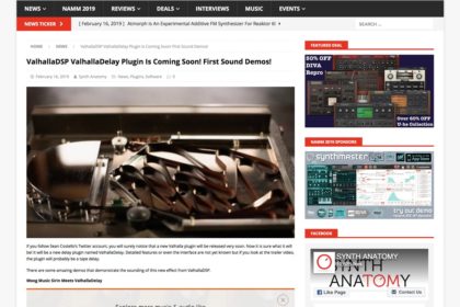 ValhallaDSP Announced ValhallaDelay Plugin For PC & Mac!