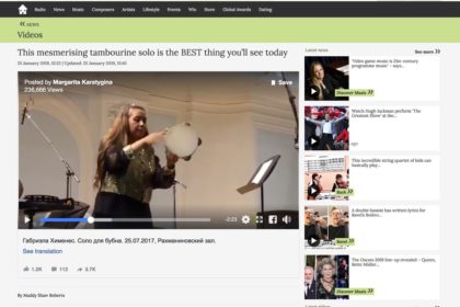 This mesmerising tambourine solo is the BEST thing you’ll see today - Classic FM