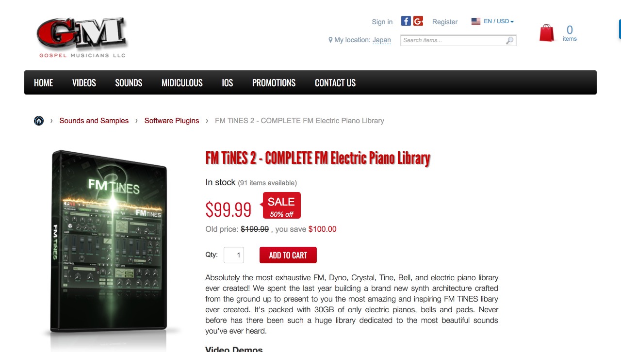 FM TiNES 2 - COMPLETE FM Electric Piano Library