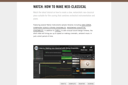 Watch: How to make neo-classical | Native Instruments Blog