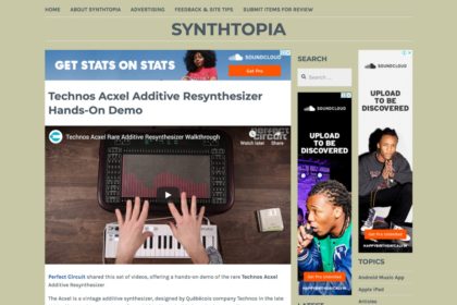 Technos Acxel Additive Resynthesizer Hands-On Demo – Synthtopia