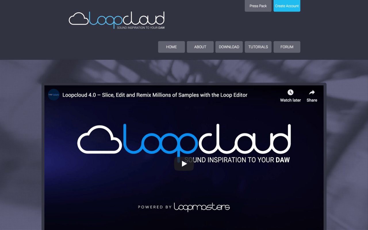 Loopcloud by Loopmasters, Cloud Sample Storage