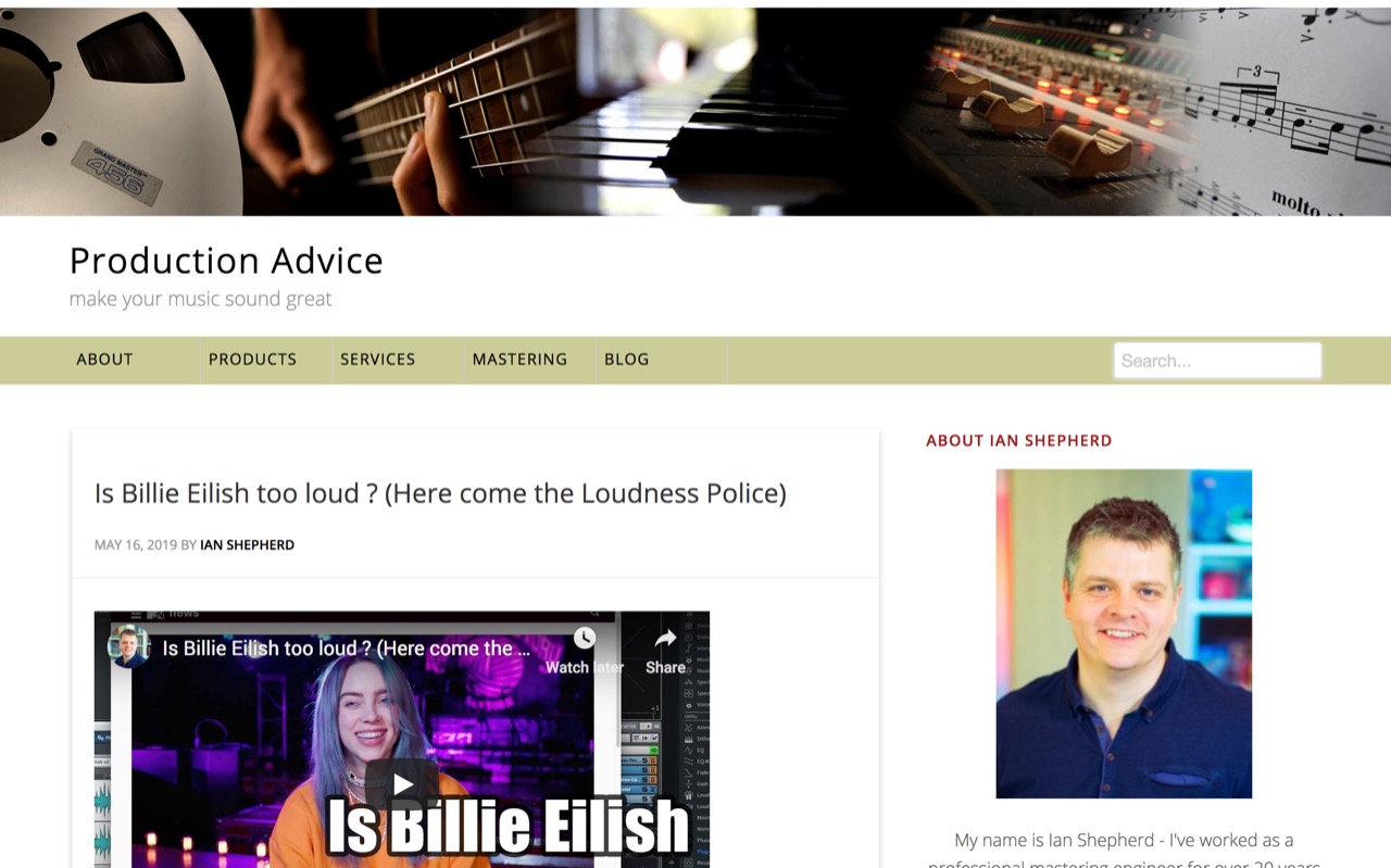 Is Billie Eilish too loud ? (Here come the Loudness Police) - Production Advice