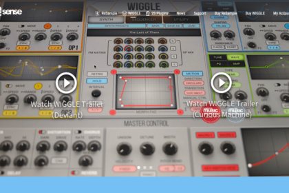 WIGGLE | 2nd Sense Audio - Resample Audio Editor & WIGGLE Dynamic Waveshaping Synthesizer plugin