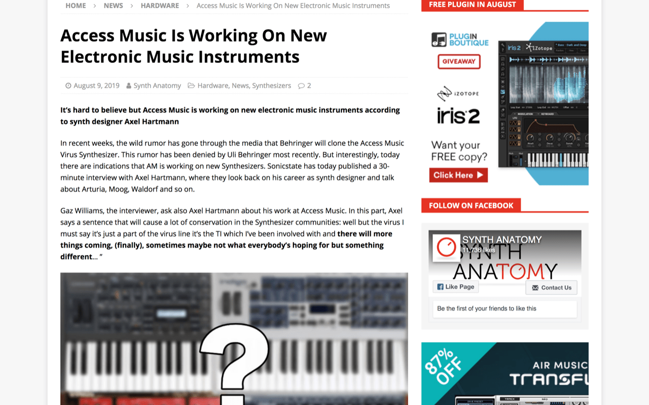 Access Music Is Working On New Electronic Music Instruments