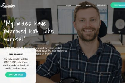 Musician on a Mission - Mixing and Home Recording Training