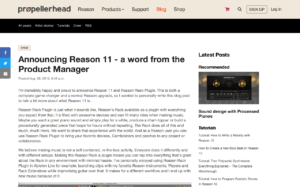 Announcing Reason 11 - a word from the Produ... | Propellerhead