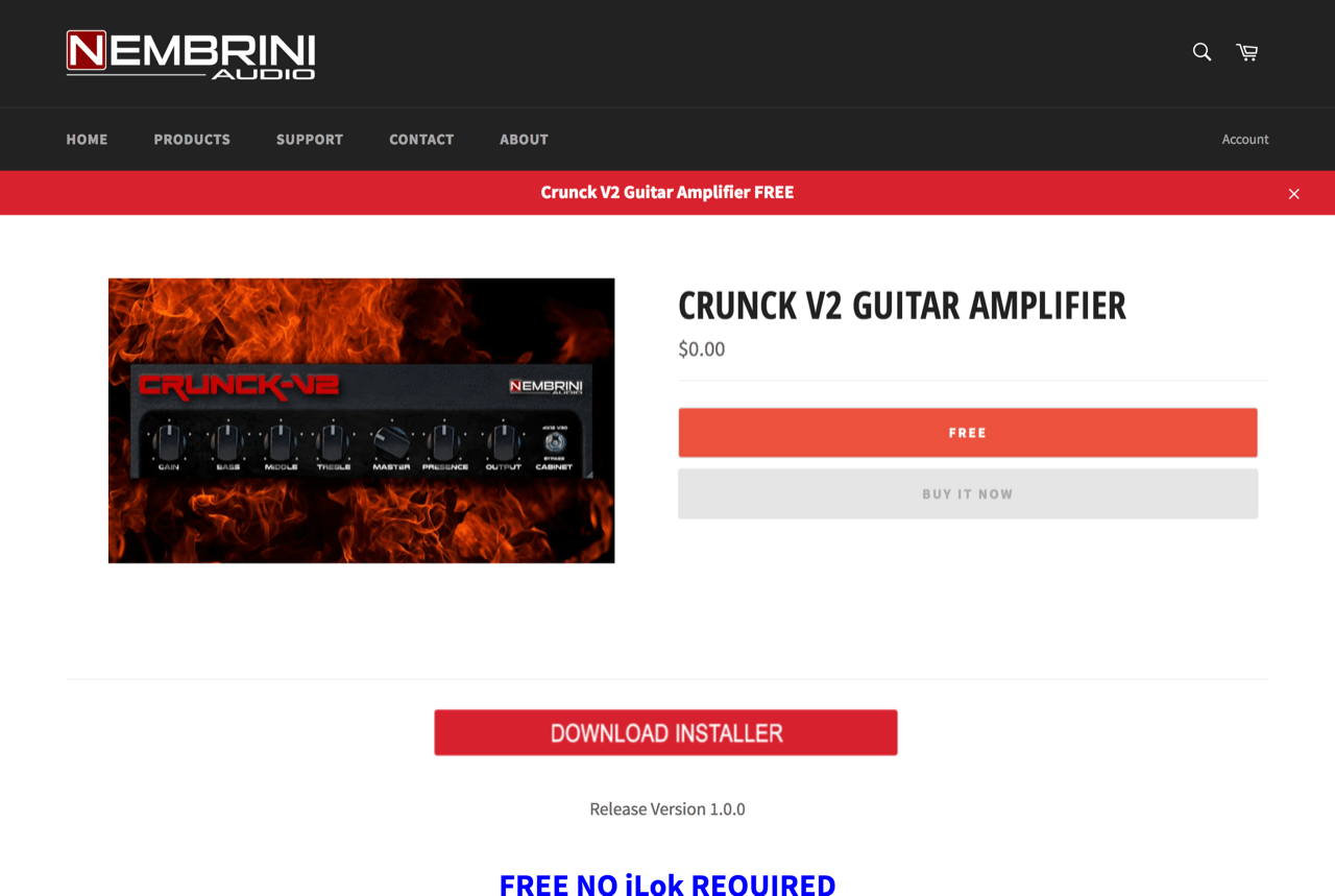 Crunck V2 Guitar Amplifier – Nembrini Audio