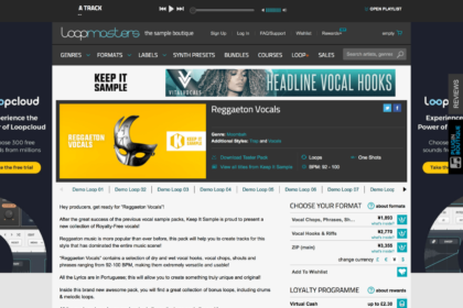 Keep It Sample "Raggaeton Vocals"（Loopmasters）