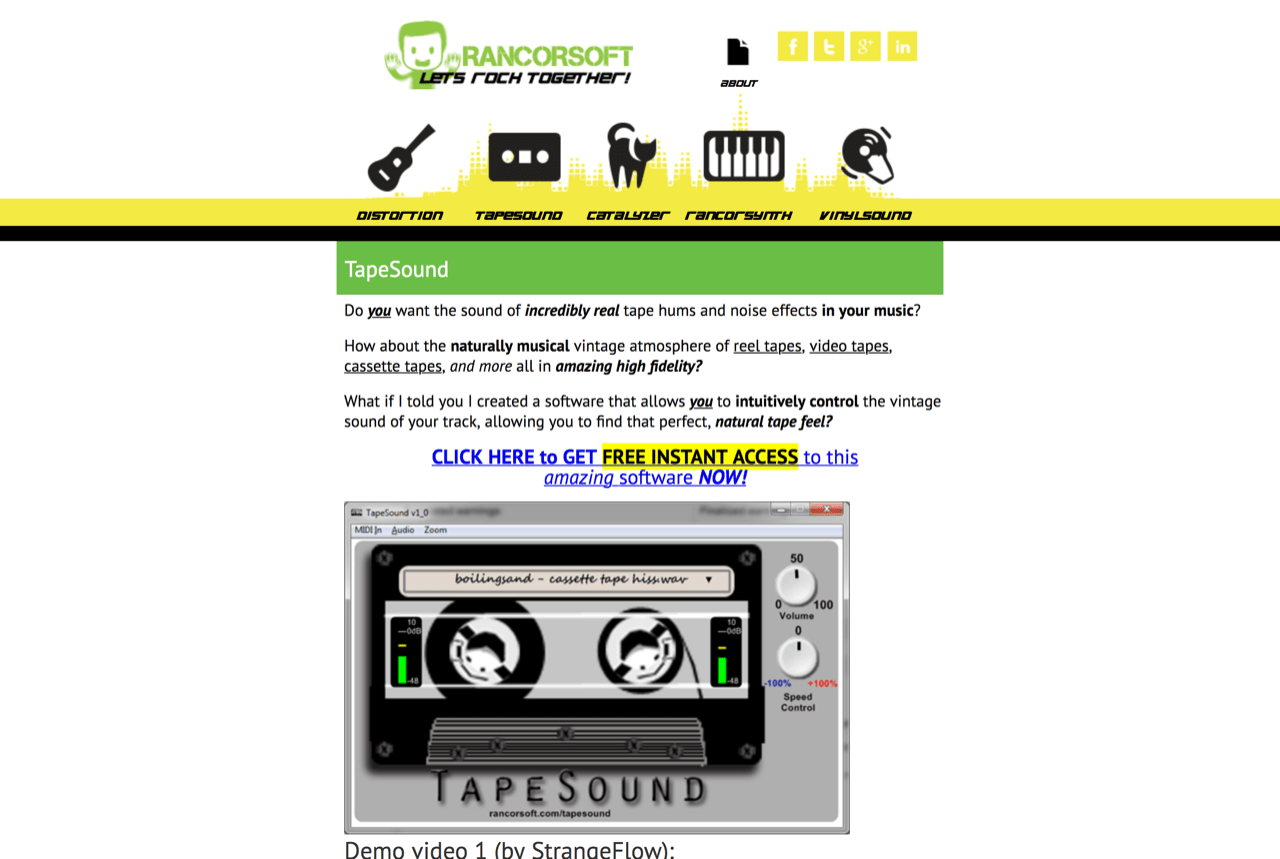 TapeSound | Rancorsoft, LLC
