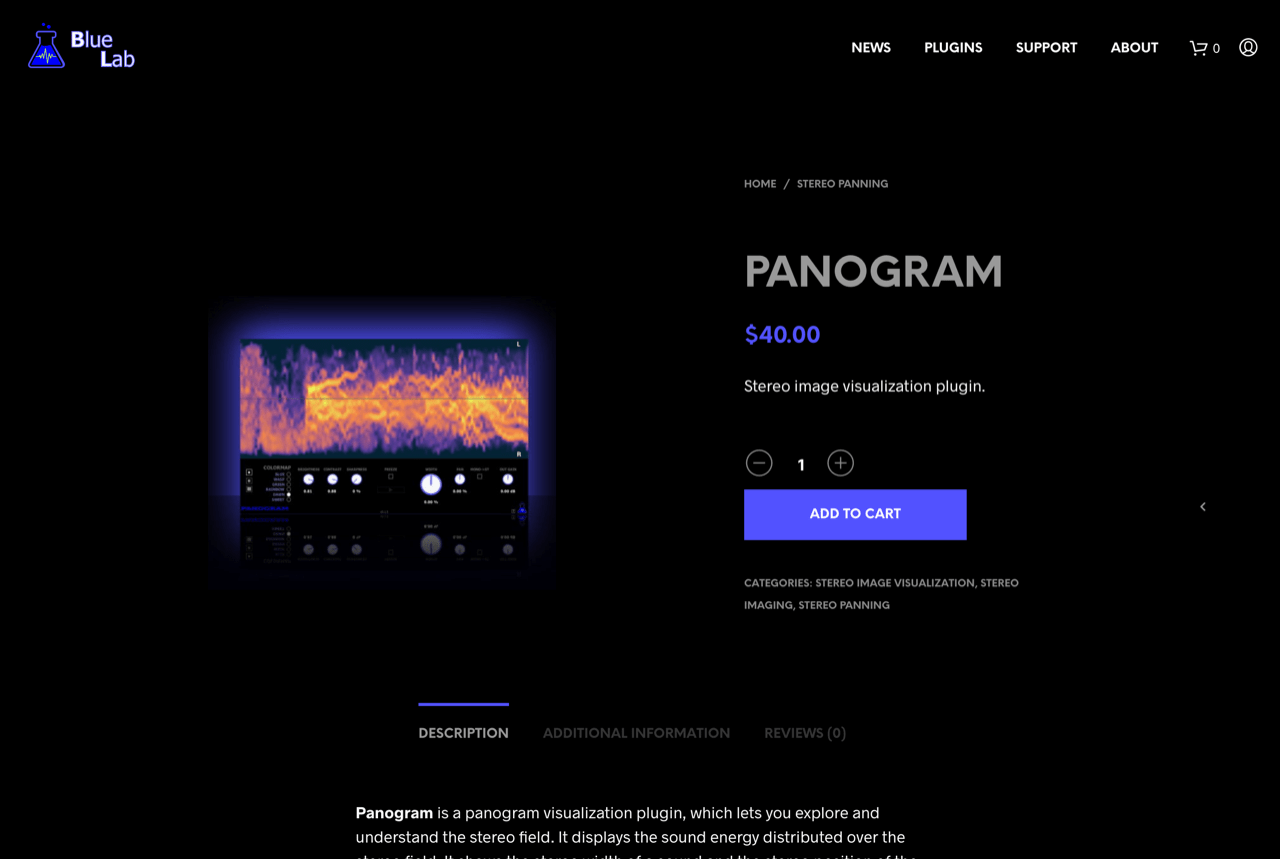 PANOGRAM - BlueLab | Audio Plugins