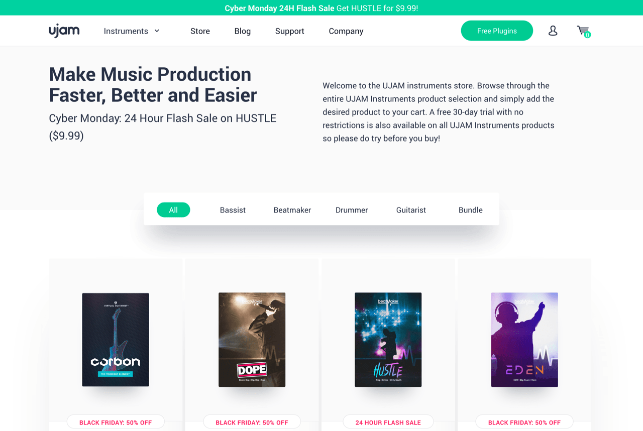 UJAM Plugins | Virtual Instruments for Music Production