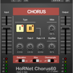 HoRNet Chorus60, modelled vintage 80s chorus VST, AAX and AU plugin