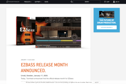 EZbass release month announced. | Toontrack