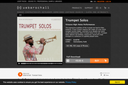 ueberschall.com | Trumpet Solos - Virtuoso High-Notes Performances