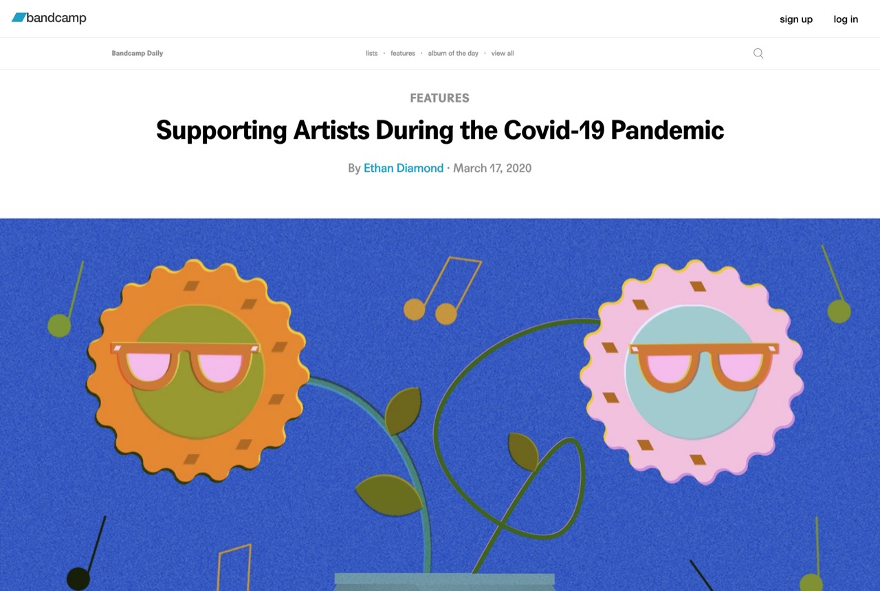 Supporting Artists During the Covid-19 Pandemic | Bandcamp Daily