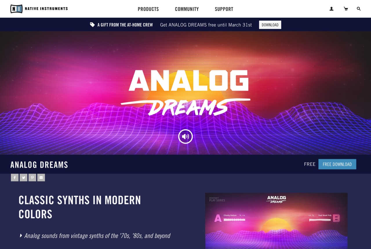 Play Series : Analog Dreams | Komplete