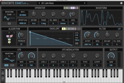 SONICBITS “Exakt Lite” [Free]