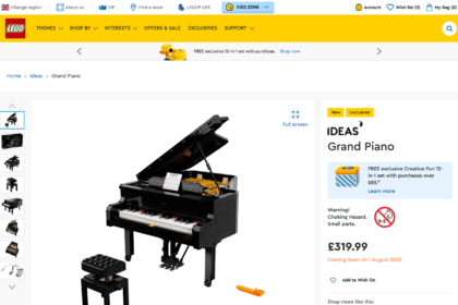 Grand Piano 21323 | Ideas | Buy online at the Official LEGO® Shop GB