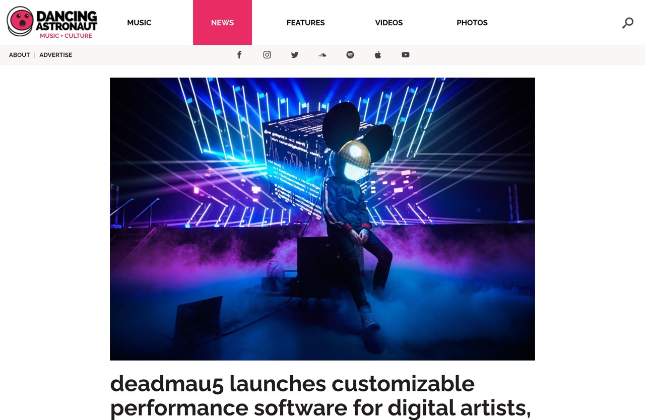 deadmau5 launches customizable performance software for digital artists, musicians : Dancing Astronaut