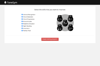 Ear training exercises | ToneGym